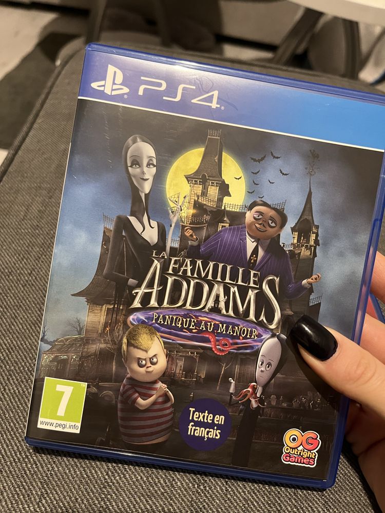 Gra playstation rodzina addamsów