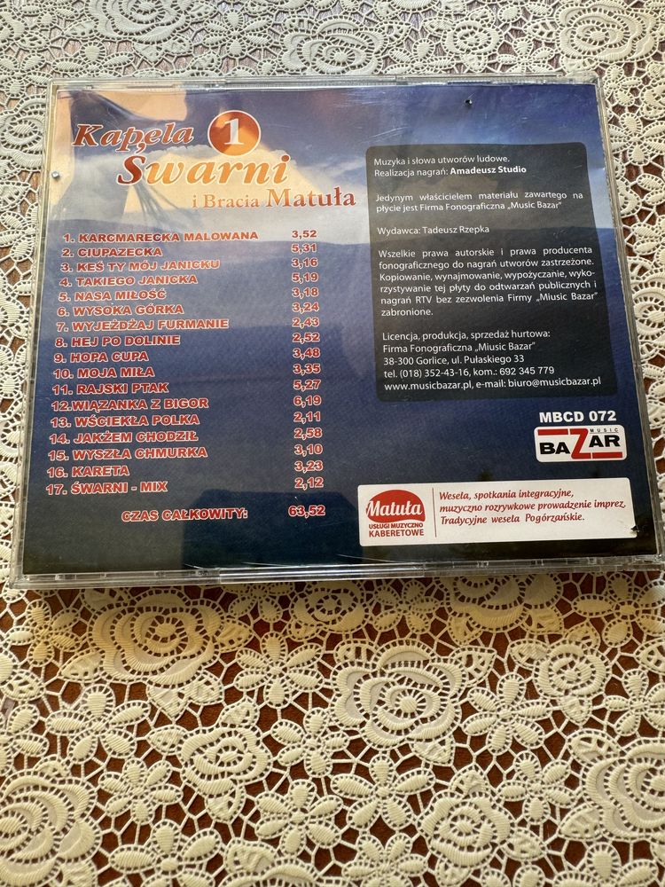 Płyta CD Kapela Śwarni i Bracia Matuła