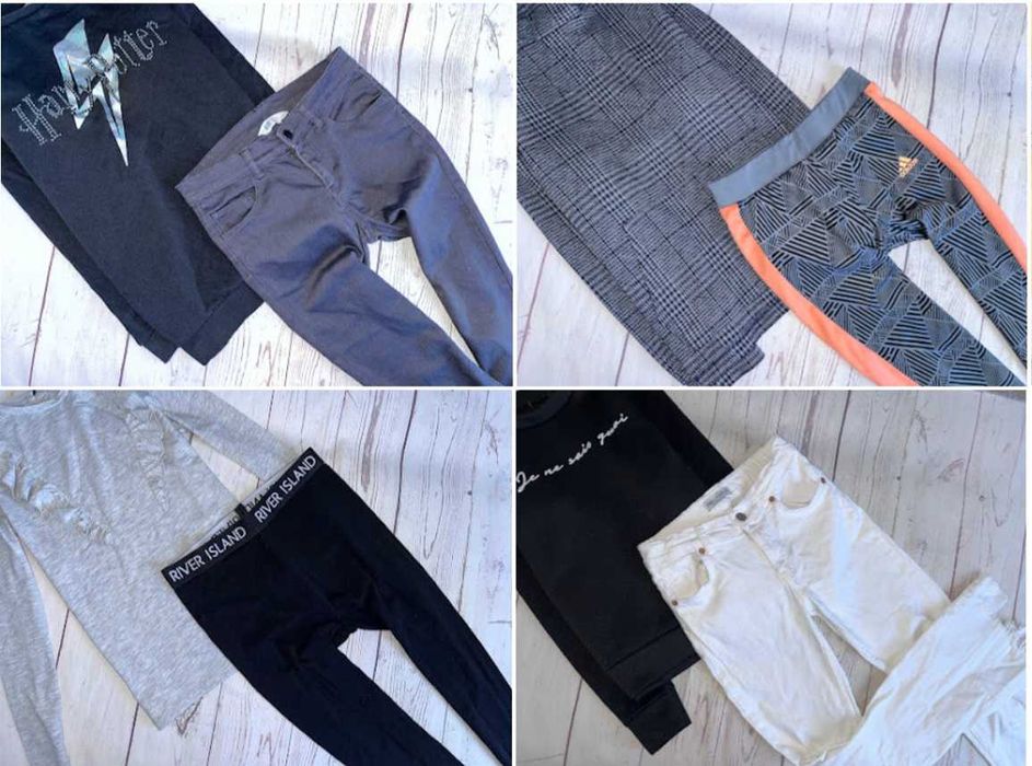 r.152-158 MEGA PAKA 55szt ZESTAW UBRANEK dla nastolatki zara nike