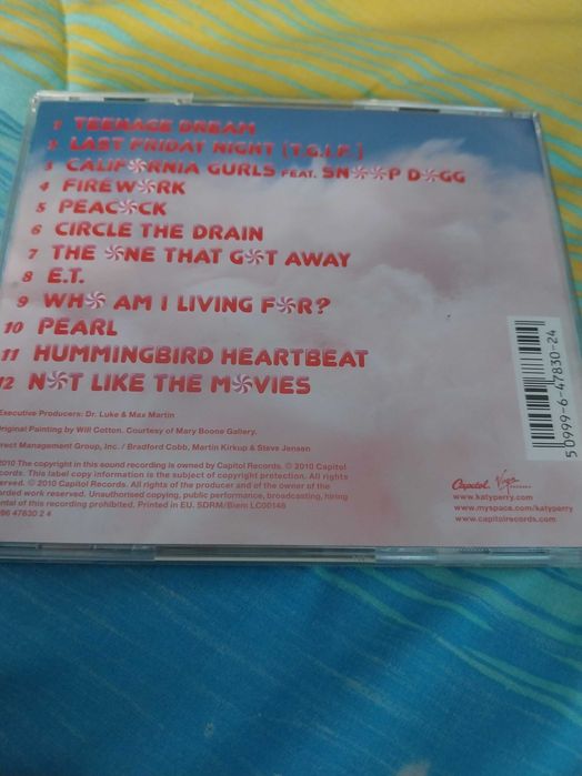CD Katy Perry, Teenage Dream, Album, em muito bom estado