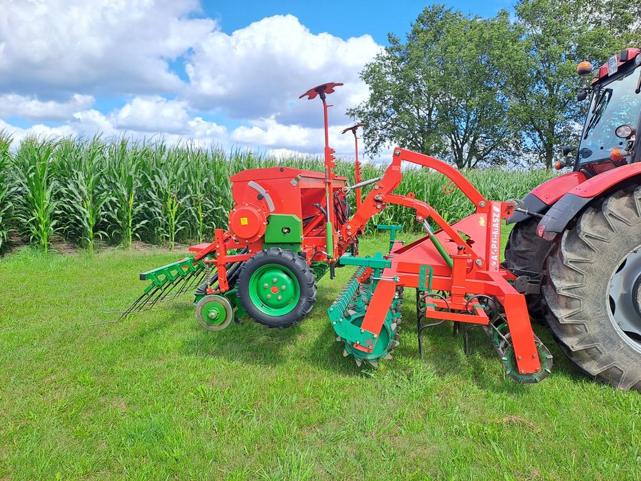 Agregat uprawowo siewny agromasz + poznaniak 2,7m