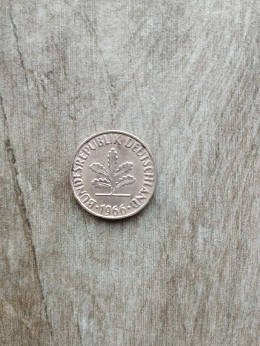 Moeda 2 Pfennig 1966