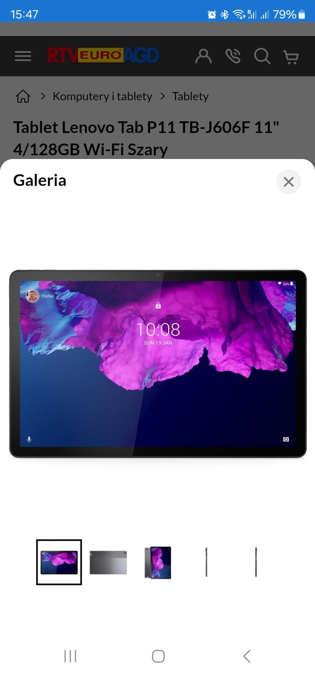 Tablet lenovo tab p 11