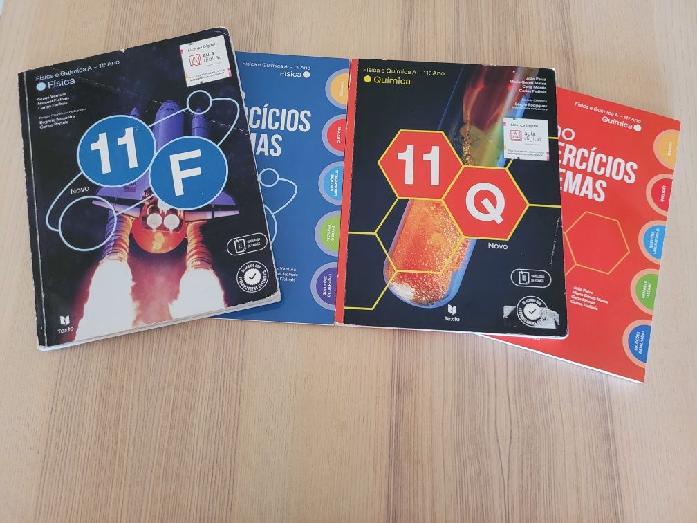 Manuais Química/Física/Biologia/Geologia - 10° e 11°