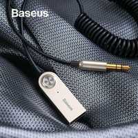 Baseus Блютуз 5.0 адаптер AUX USB с микрофоном для авто Гарантия!