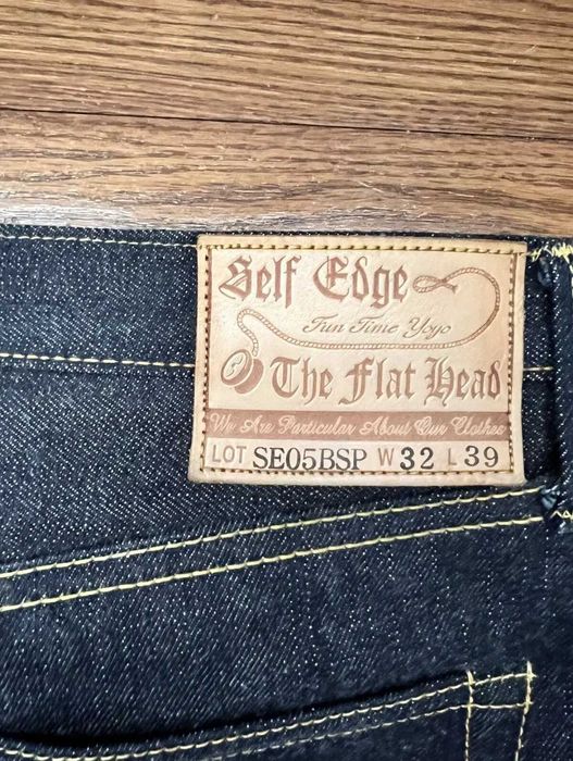 Джинсы The Flat Head + Self Edge SE05BSP selvedge selvage селвидж