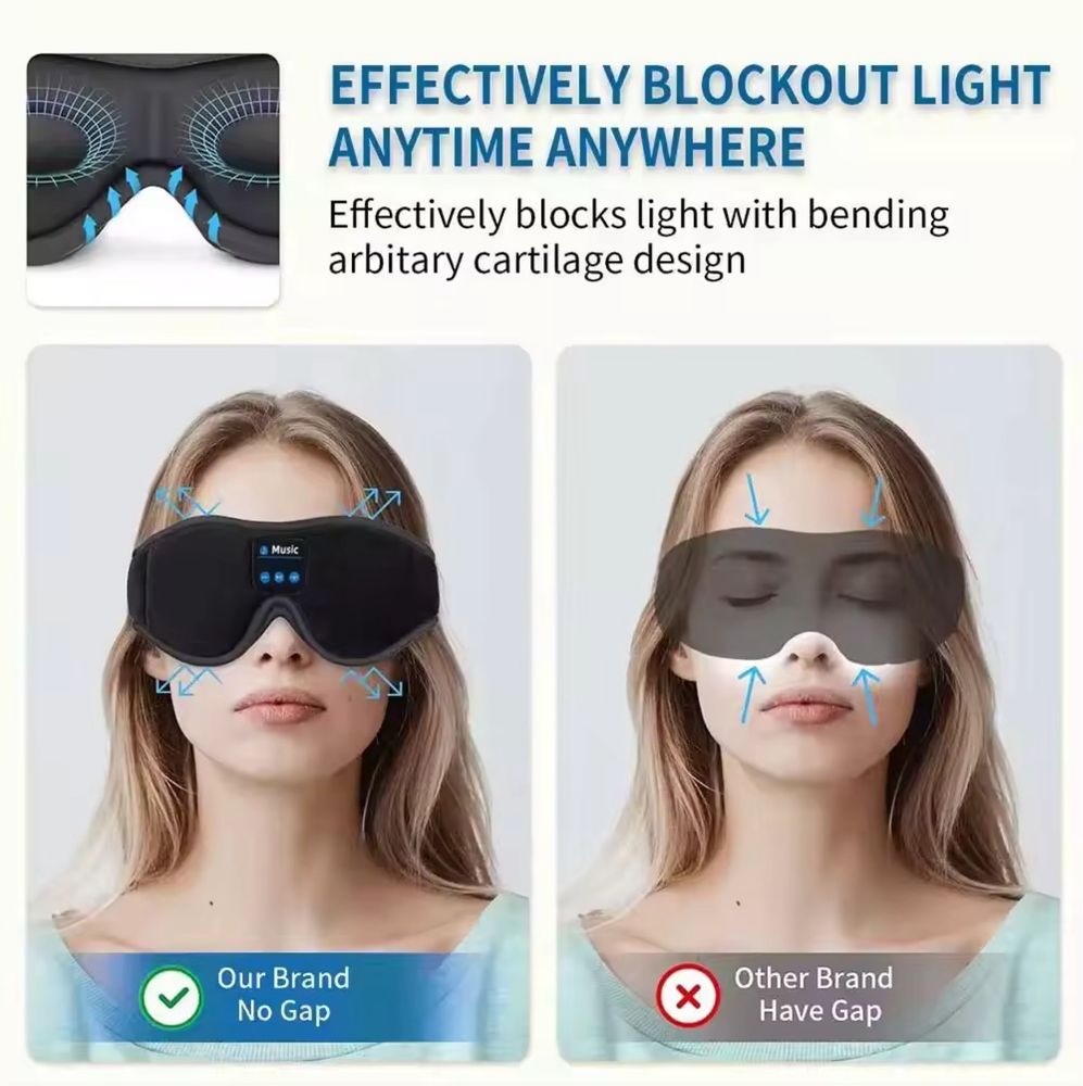 Bluetooth Maska do Spania / Przewodzenie Kostne
