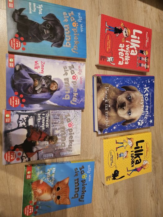 ,,Lilka i spółka,, ,,Lilka i wielkie afery,, seria,, zaopiekuj się mną