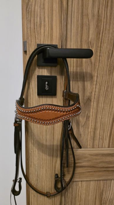 Śliczne ogłowie western