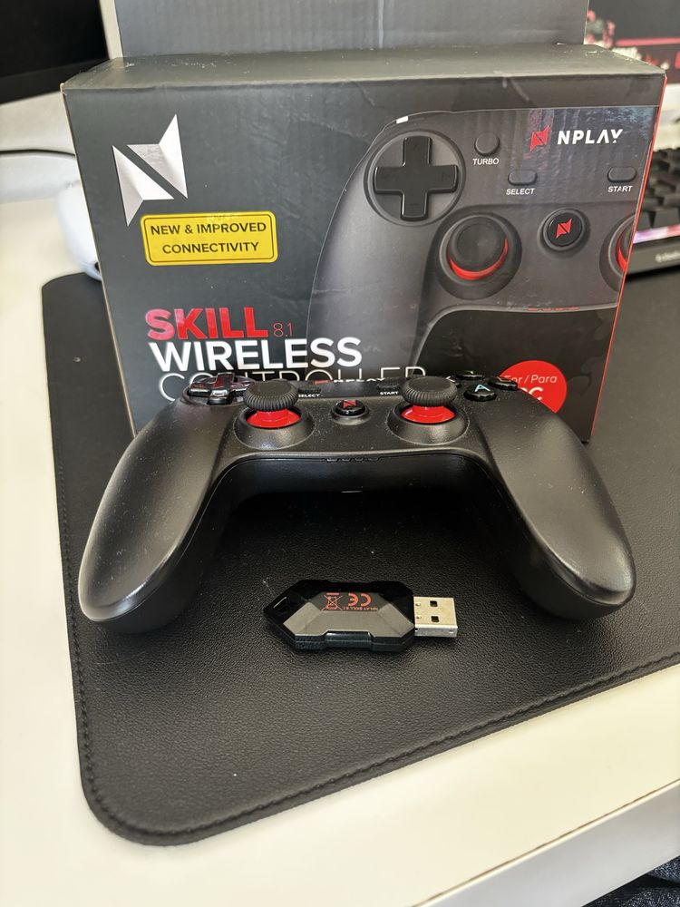 Comando NPLAY Skill 8.1 (Wireless – PC e PS3)
