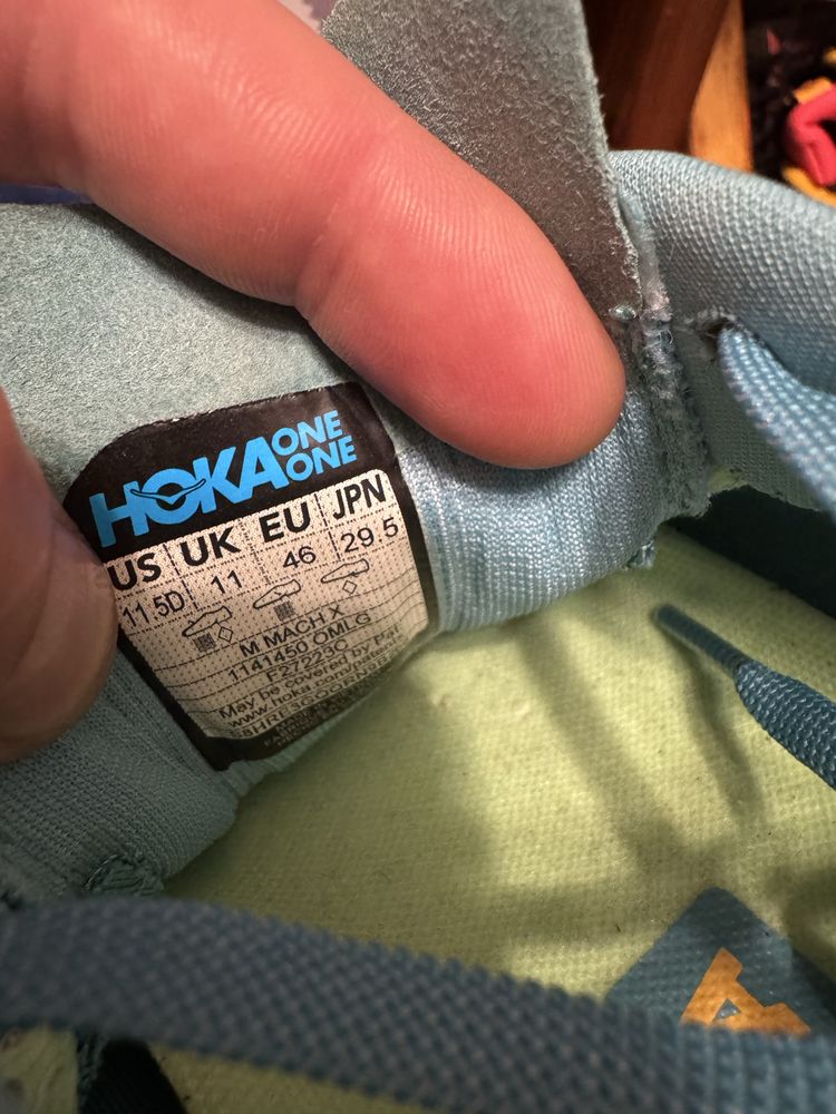 Кросівки чоловічі для бігу Hoka Mach X 46(29,5см) оригінал