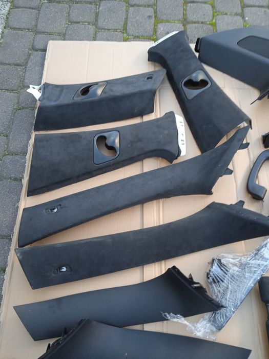 Kompletna podsufitka BMW X5 f15 m pakiet alkantara słupki