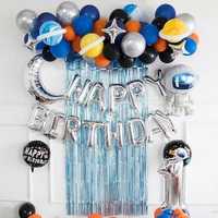 Шторка из дождика фольги мишура фотозона баннер на день рождения годик