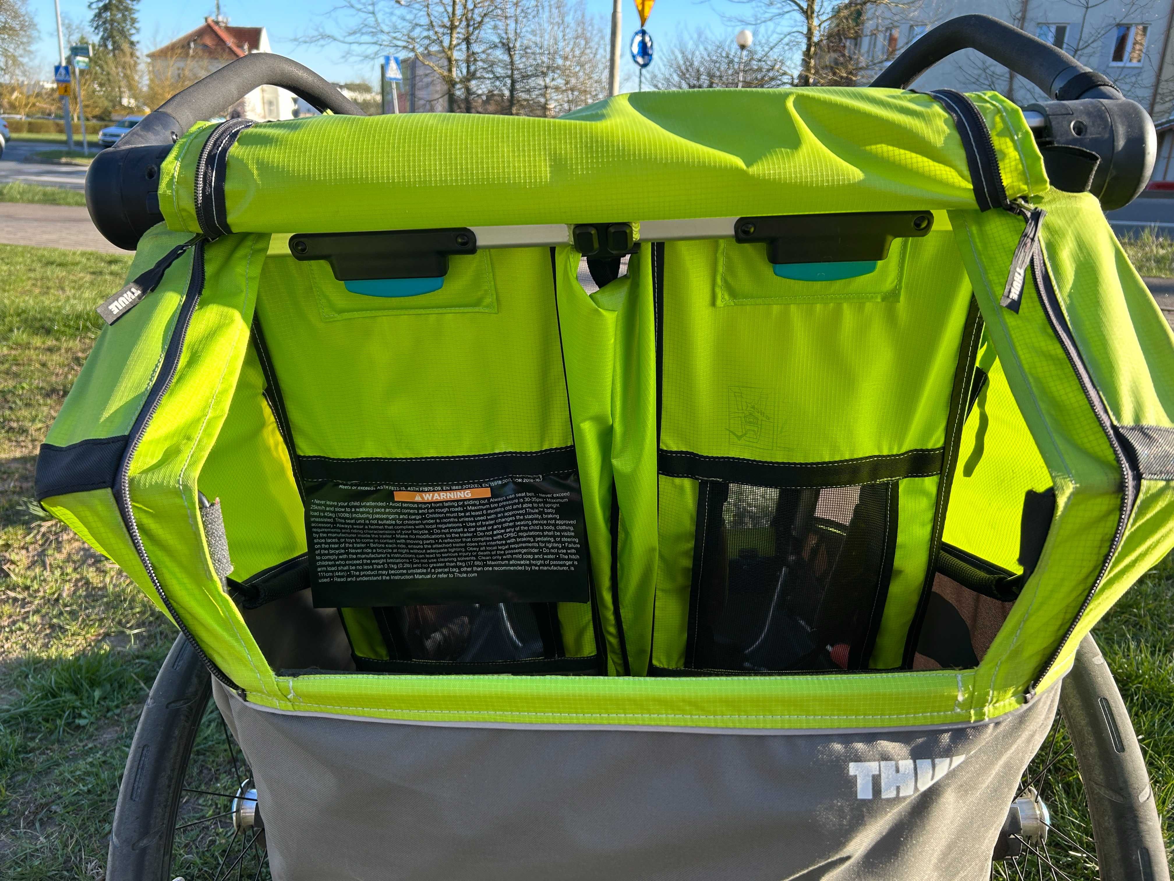 Thule Cab 2 XXL – Przyczepka Rowerowa 2w1 z Pełnym Wyposażeniem