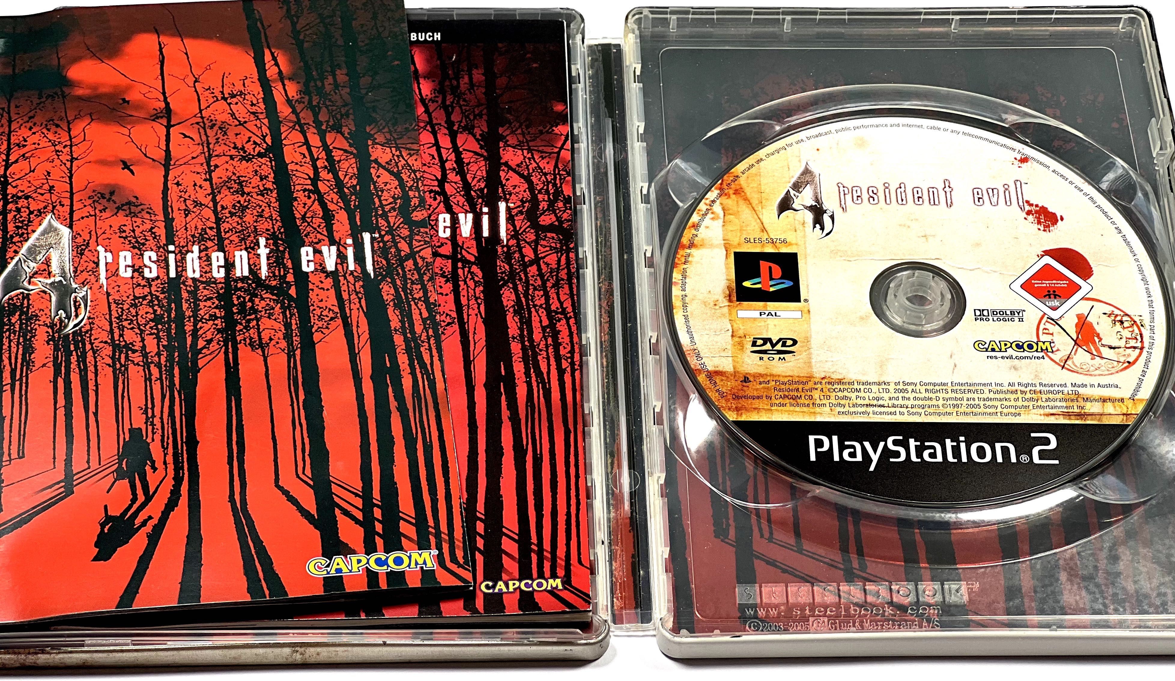 Resident Evil 4 Limited Edition Steelbook Playstation 2 PS2 PS 2
