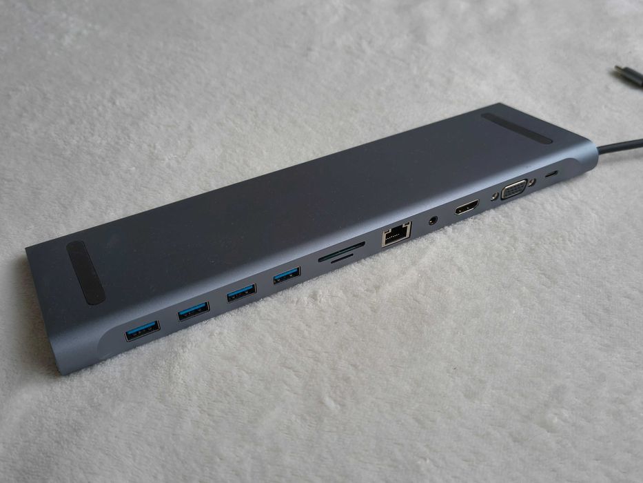 Jak nowa stacja robocza dokująca USB-C 11w1 Lenovo Acer HP Dell Asus