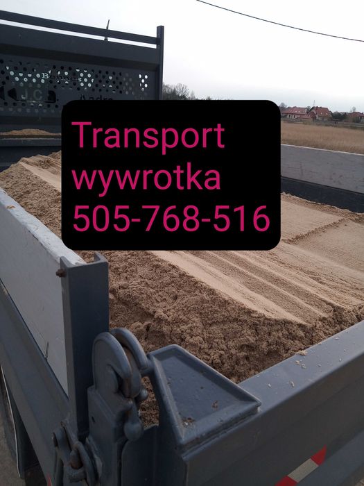 Piach,kruszywo,ziemia ogrodowa siana,/ transport wywrotką 3t