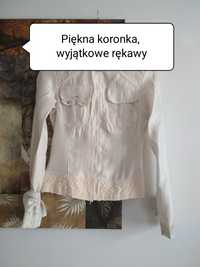 Romantyczny, damski żakiet, boho style, vintage, r. S