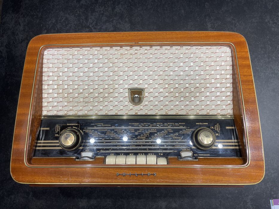 Radio Lampowe Philips TYP BS 461 A prl kolekcja vintage