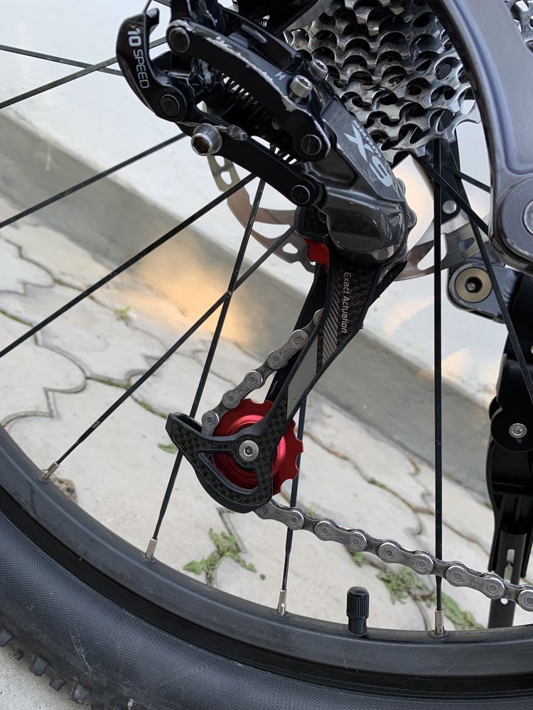 Двопідвіс BeOne moko FS 140, deore XT, SRAM 9, RockShox, 26, 203