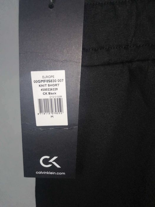 CALVIN KLEIN Performance Knit Short Nowe Spodenki Męskie M Bawełna