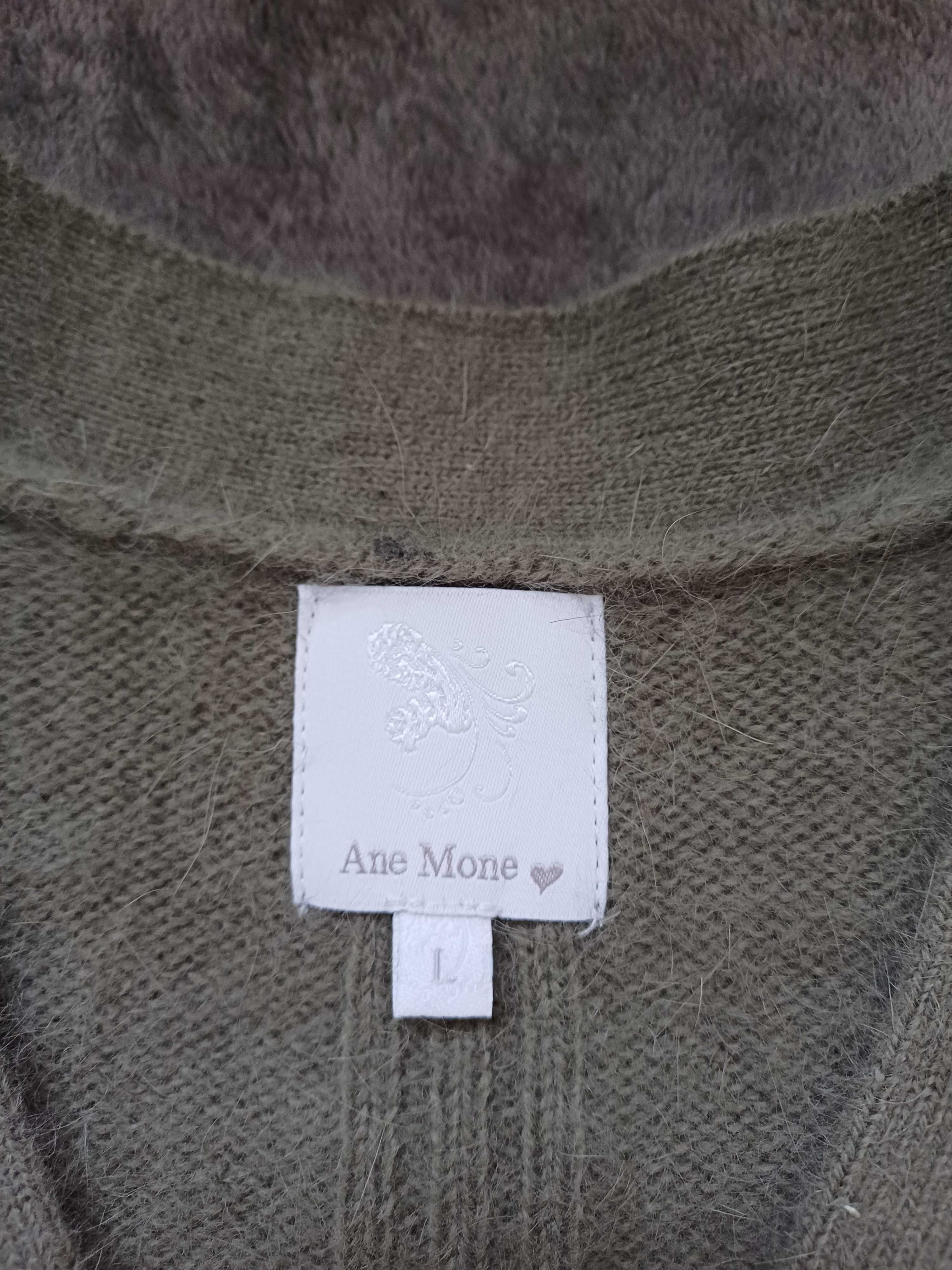 Ane Mone dzianinowy sweter angora rozmiar L