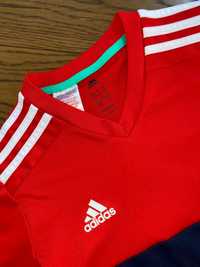 Koszulka T-shirt Adidas czerwona Climalite 152