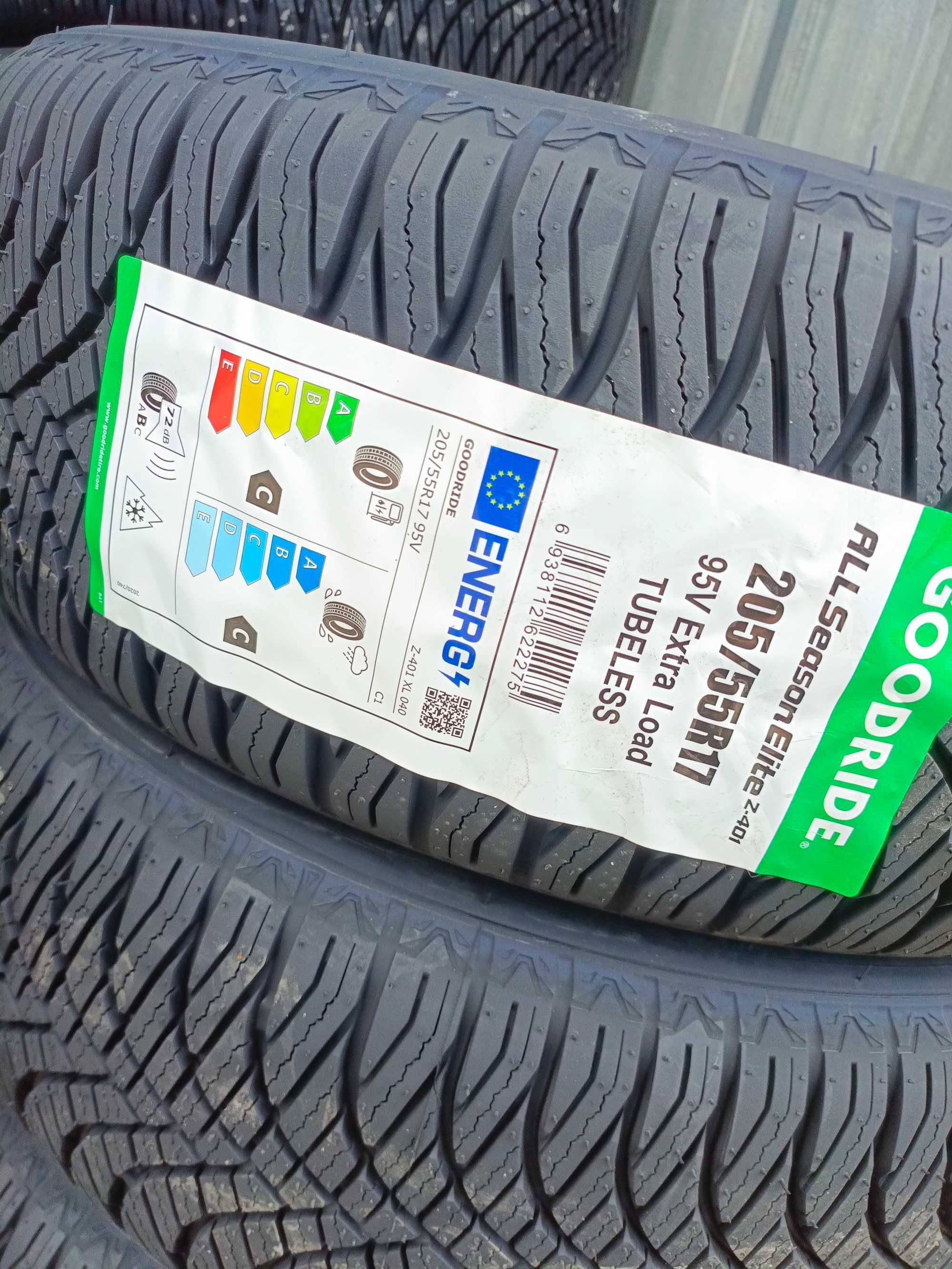 Nowe opony całoroczne wielosezonowe 205/55/17 Goodride  montaż GRATIS