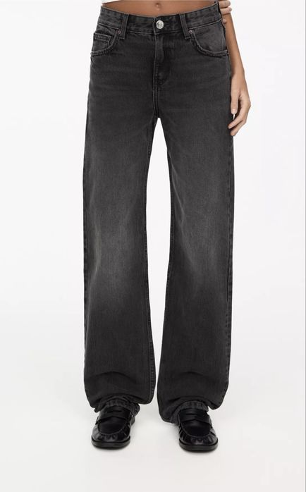 Графитовые джинсы Pull&Bear