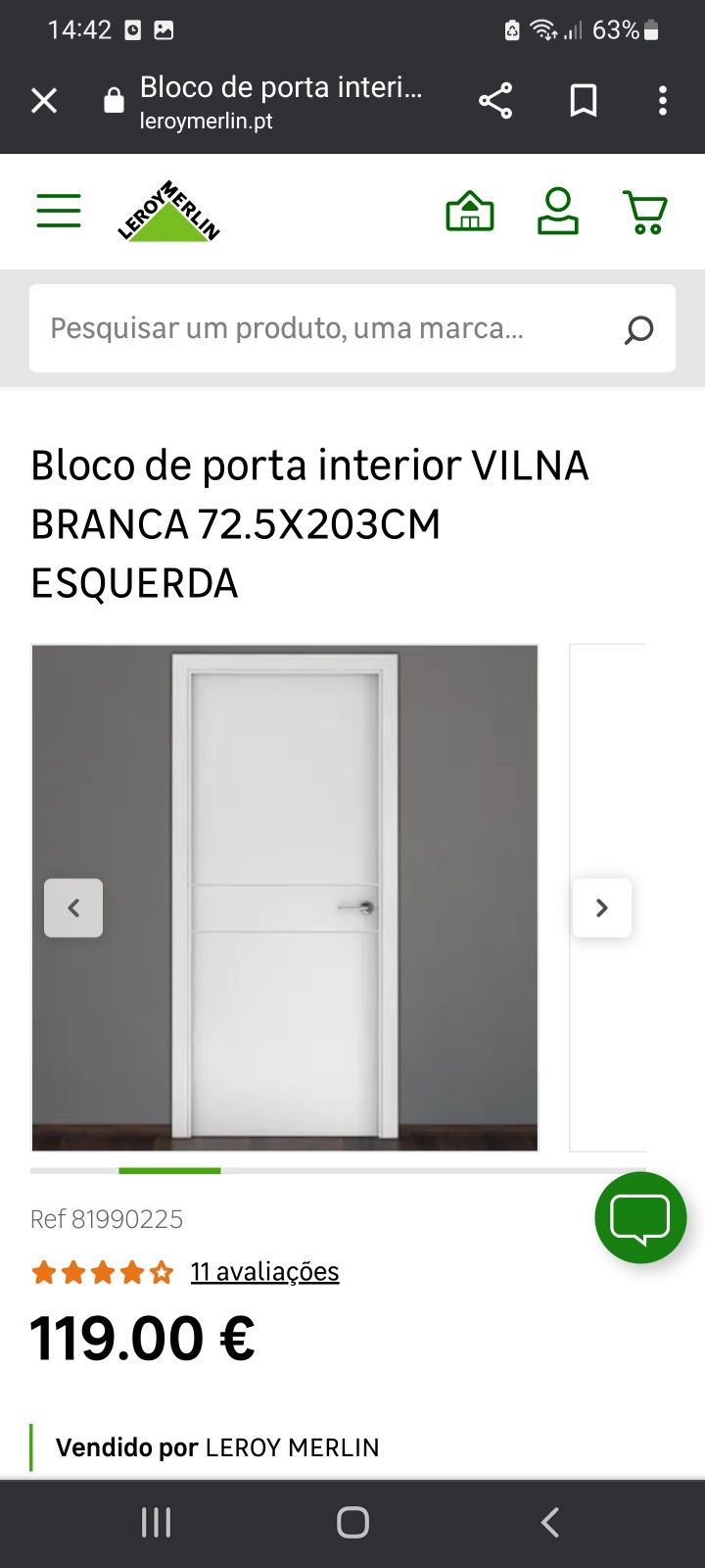 Portas novas, abertura esquerda