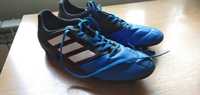 Adidas Buty piłkarskie ACE 17.4 FxG Jr Czarno-niebieskie