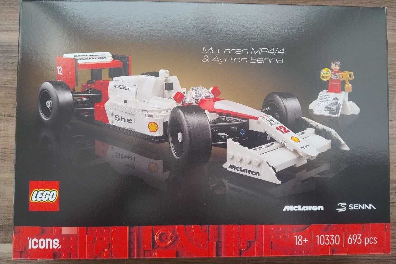 Конструктор LEGO ICONS 10330 McLaren MP4/4 и Айртон Сенна