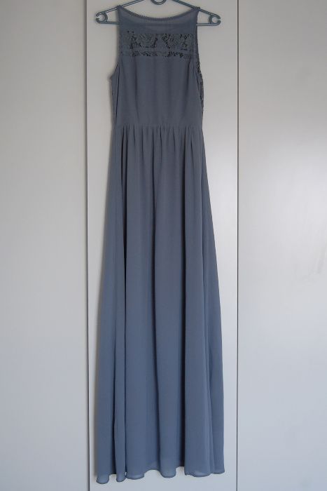 Sukienka maxi H&M 36/S Świadkowa / ślub / wesele