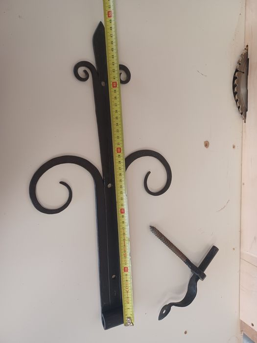 Zawias ozdobny kuty nowy bardzo solidny