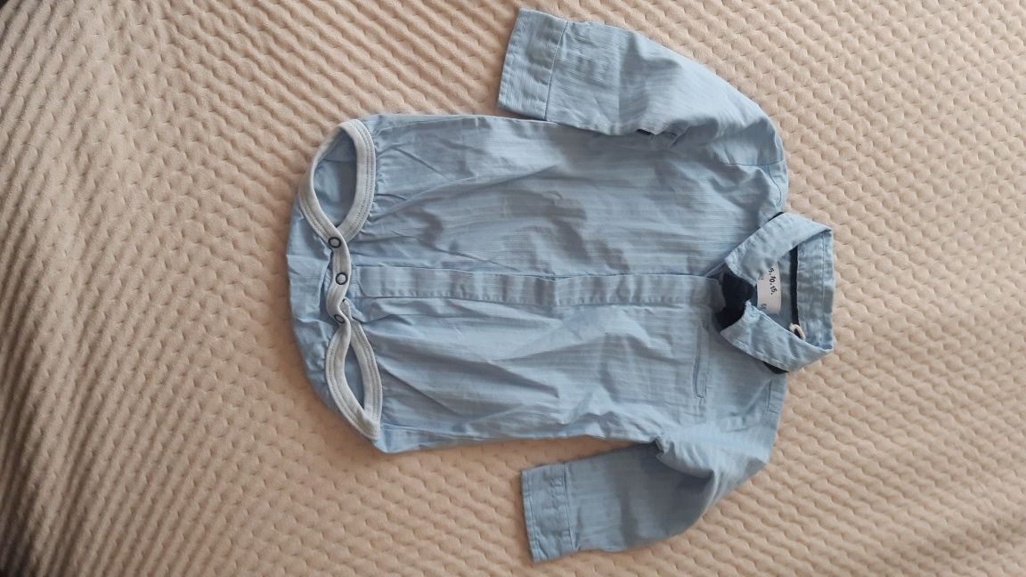 Koszula body chłopięce z muszką roz. 68, 5.10.15