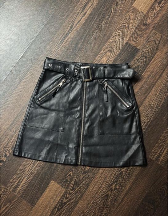 Спідниця шкіряна еко шкіра s-m