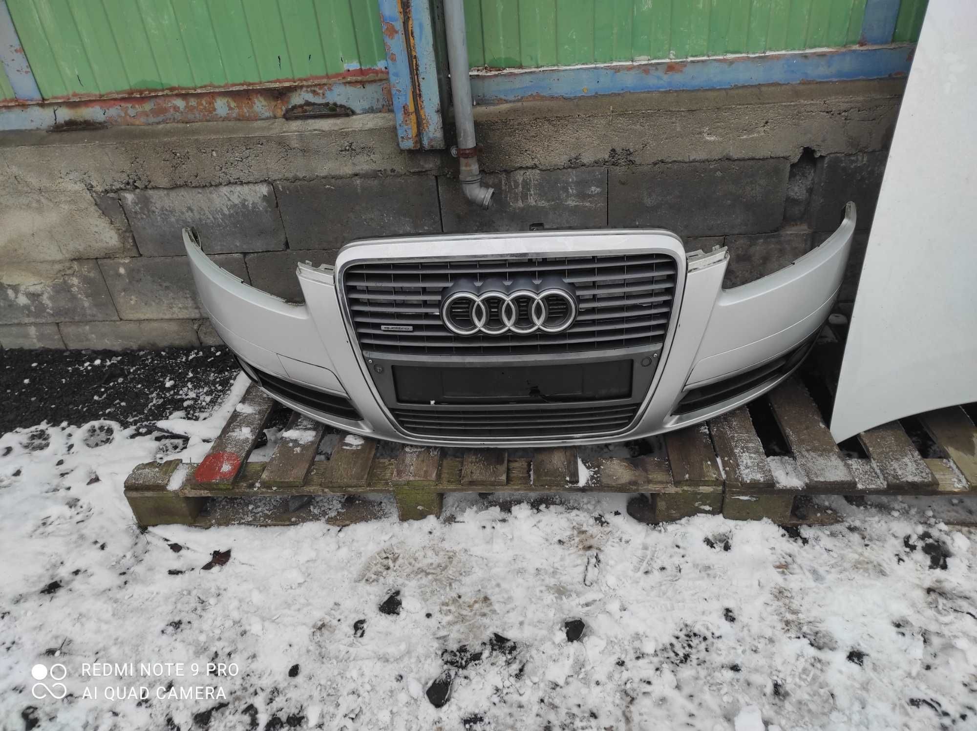Audi A6 C6 LY7W maska zderzak przedni pdc Xenon błotnik lampa pas