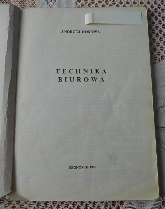 Technika Biurowa Andrzej Komosa, 1993