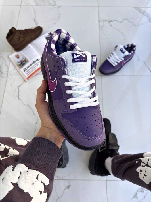 Чоловічі кросівки Nike SB Dunk Lobster Concepts фіолетовий NK501 ХІТ