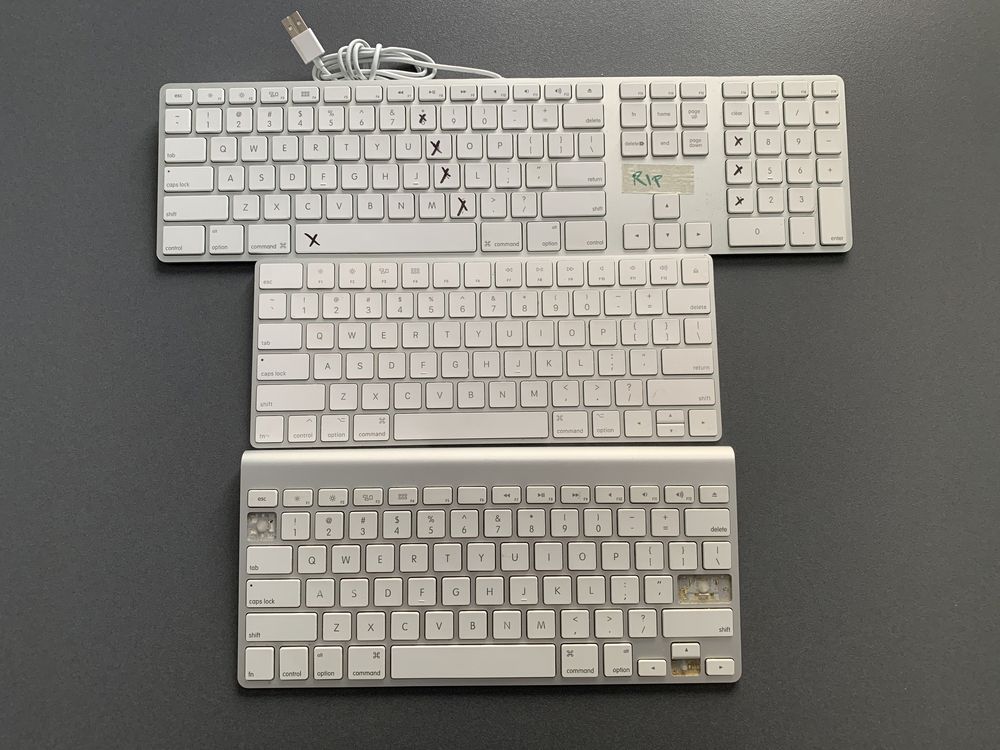 Apple Magic Keyboard 1 2 кнопка клавіша клавиша A1314 A1644 A1243 1843