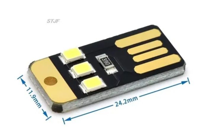 USB фонарик мини..12гр/шт. USB светильник.