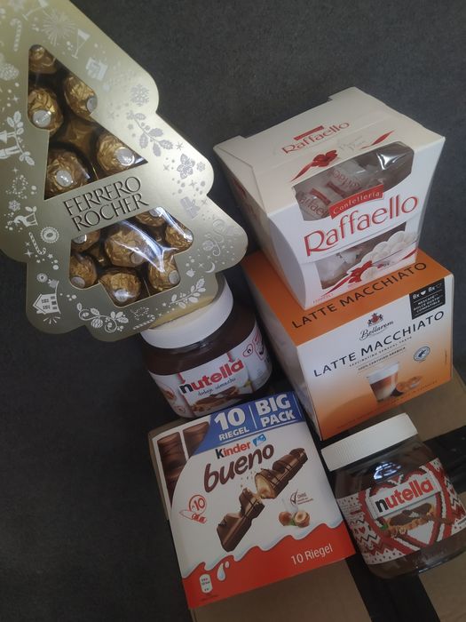 Nutella Raffaello zestaw słodyczy okazja