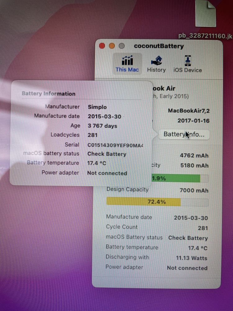 Macbook Air 2017 i5