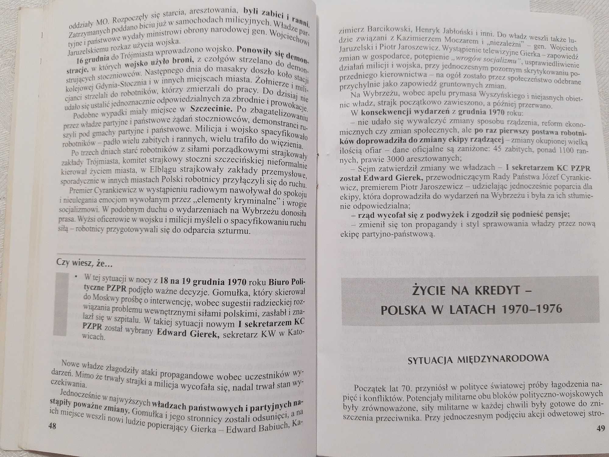 Ściąga cz. 4b - Historia lata 1945 - 1990
