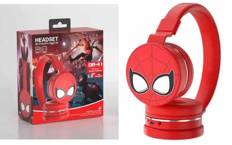 Auscultadores Bluetooth do Spider Man