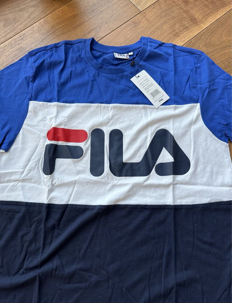 Nowa oryginalna meska koszulka t-shirt Fila r. M bawełniana