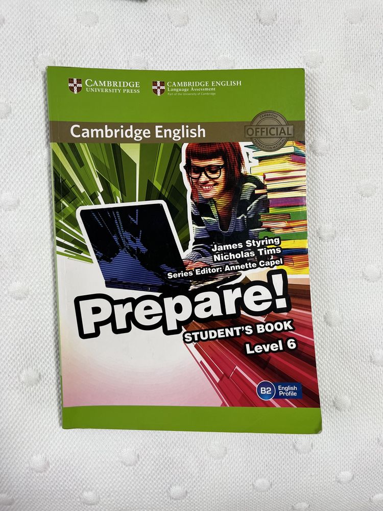 набор книг Prepare Cambridge English для изучения английского