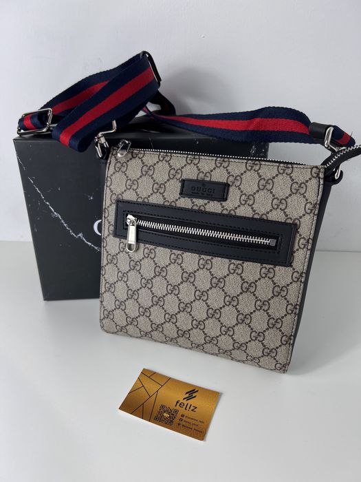 Torebka listonoszka Gucci GG torba na ramię Premium w pudełku
