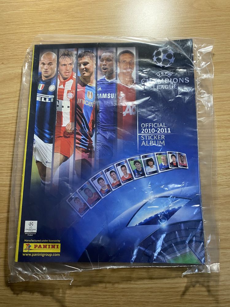 Caderneta Nova selada Champions League 2010/11 Panini