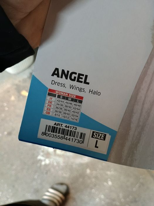 Strój anioła rozmiar l